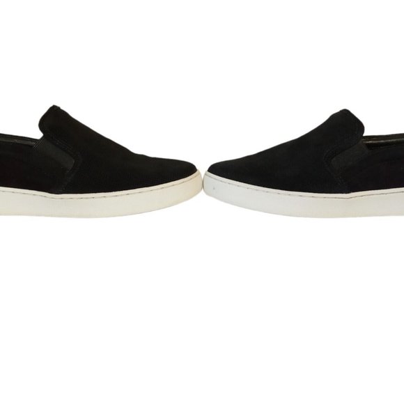 Michael Kors KEATON Slip-ons women's 8.5 Black Suede Leather HL17F Great Cond - Picture 6 of 12